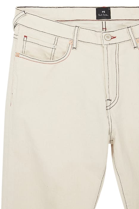 MENS TAPERED FIT JEAN OFF WHITE 3