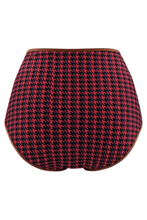 ARASAID RED PIED DE POULE BRIEFS 4