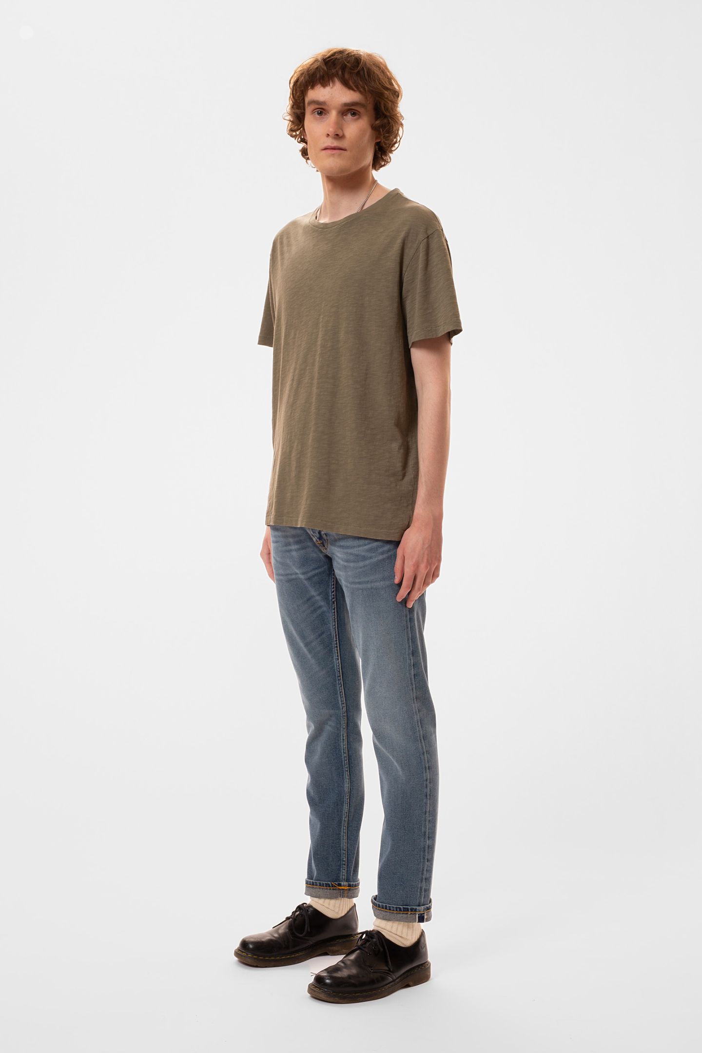 LEAN DEAN HEAVY WORN SELVAGE BLUE 1