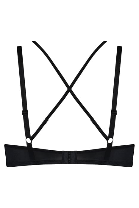 ROCK CITY BLACK PLUNGE BALCONY BRA 4