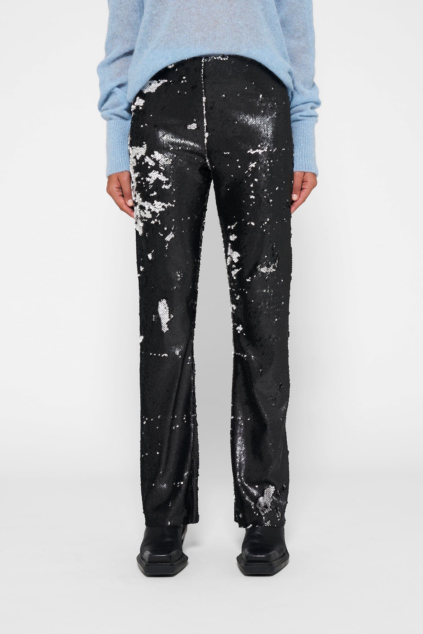 PANTS SEQUINS BLACK 1