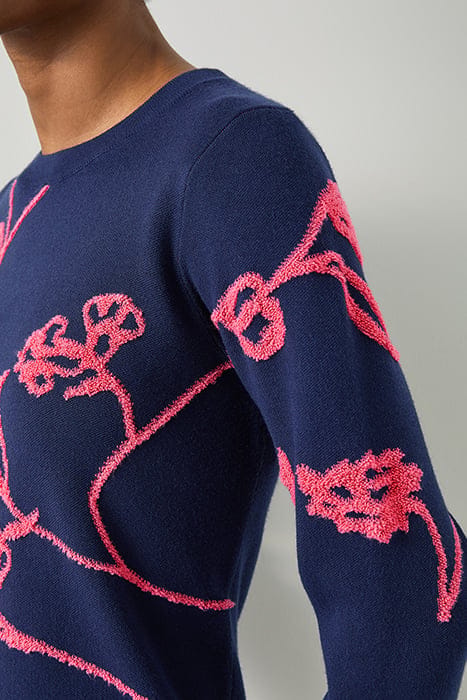 HENRY KNIT MIDI DRESS NAVY 4