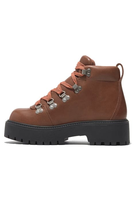 STONE STREET MID LACE UP BOOT RUST FULL GRAIN 6