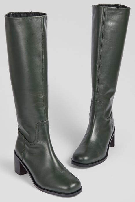 CLAUDE ROUNDED BOOTS KHAKI 5