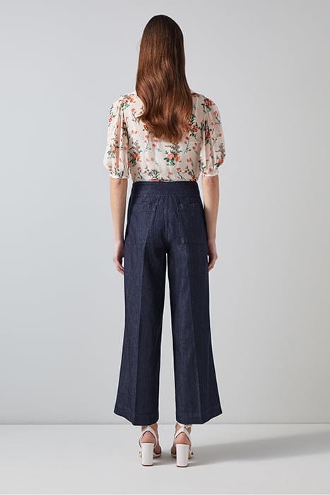 NUR CROP STRAIGHT JEANS  INDIGO 2