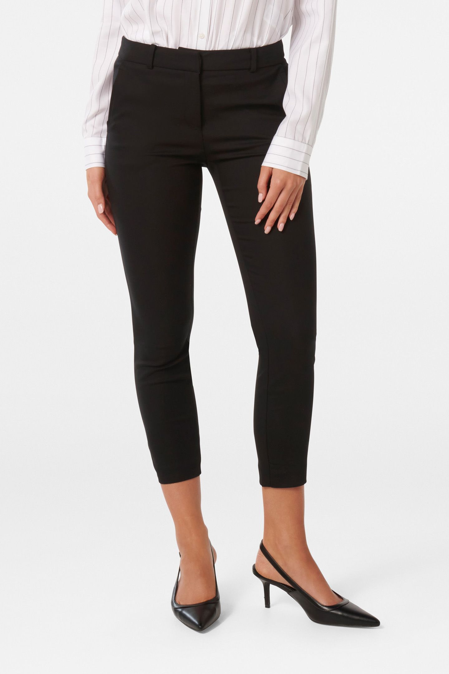 GRACE 7/8TH SLIM PANTS BLACK 1