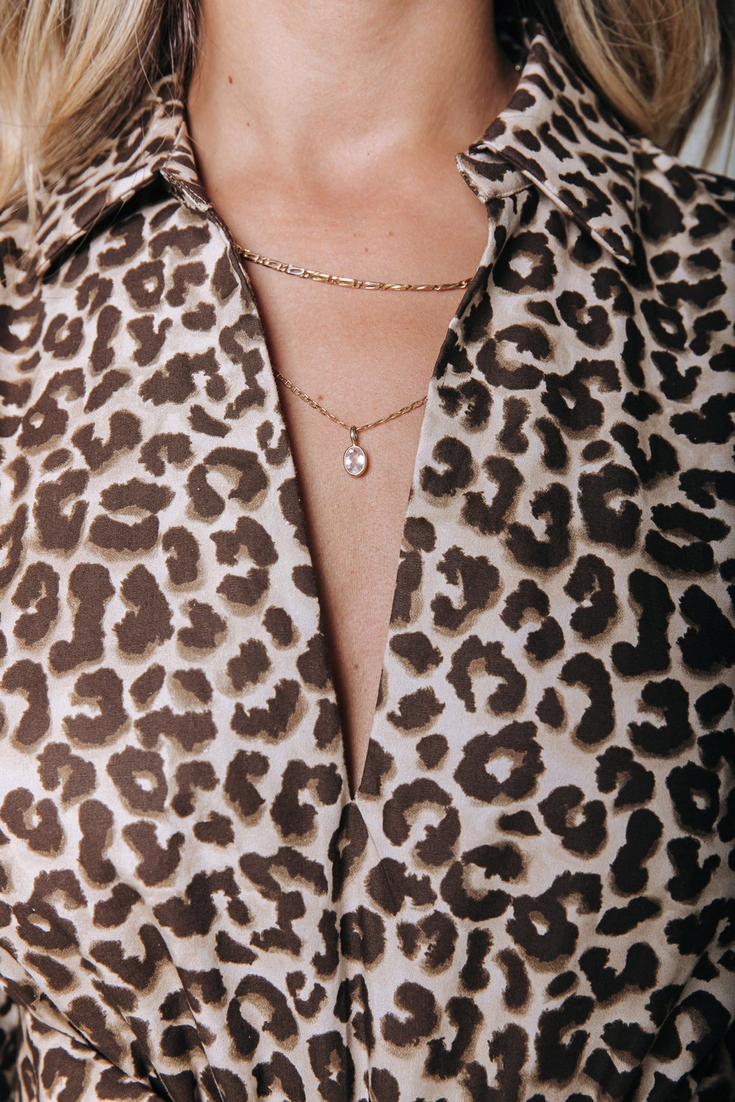 DAVINA LEOPARD MAXI DRESS SAND 3