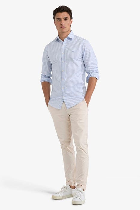 STRIPE SHIRT MEDIUM BLUE 2