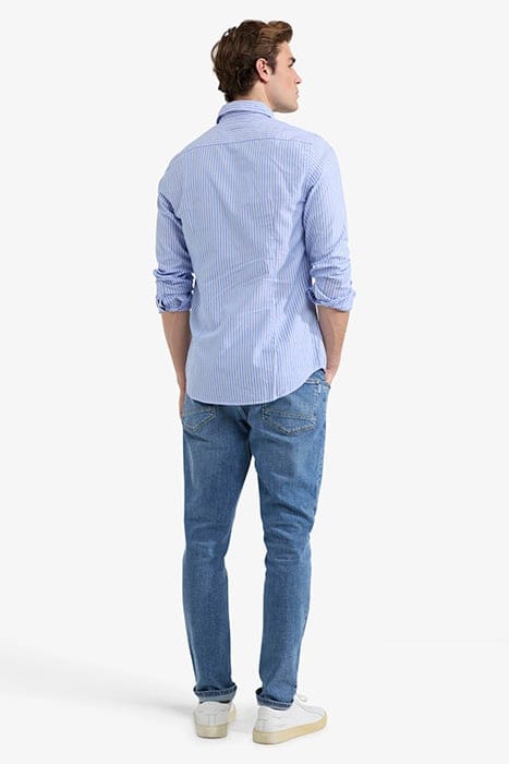 STRIPE SHIRT MEDIUM BLUE 3