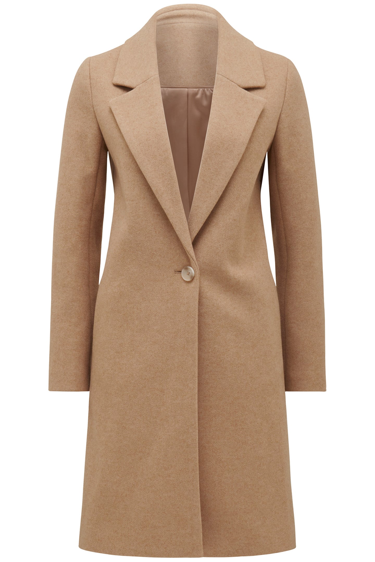 BILLIE LONGLINE COATIGAN CAMEL MARLE 3