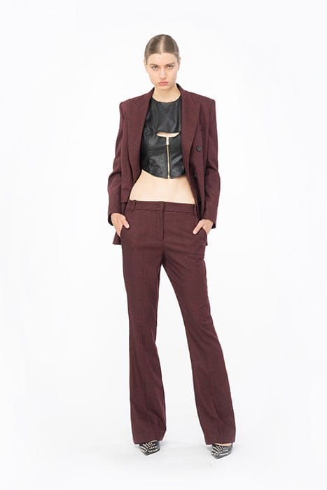 POKEMON TROUSERS BURGUNDY/BLACK 1