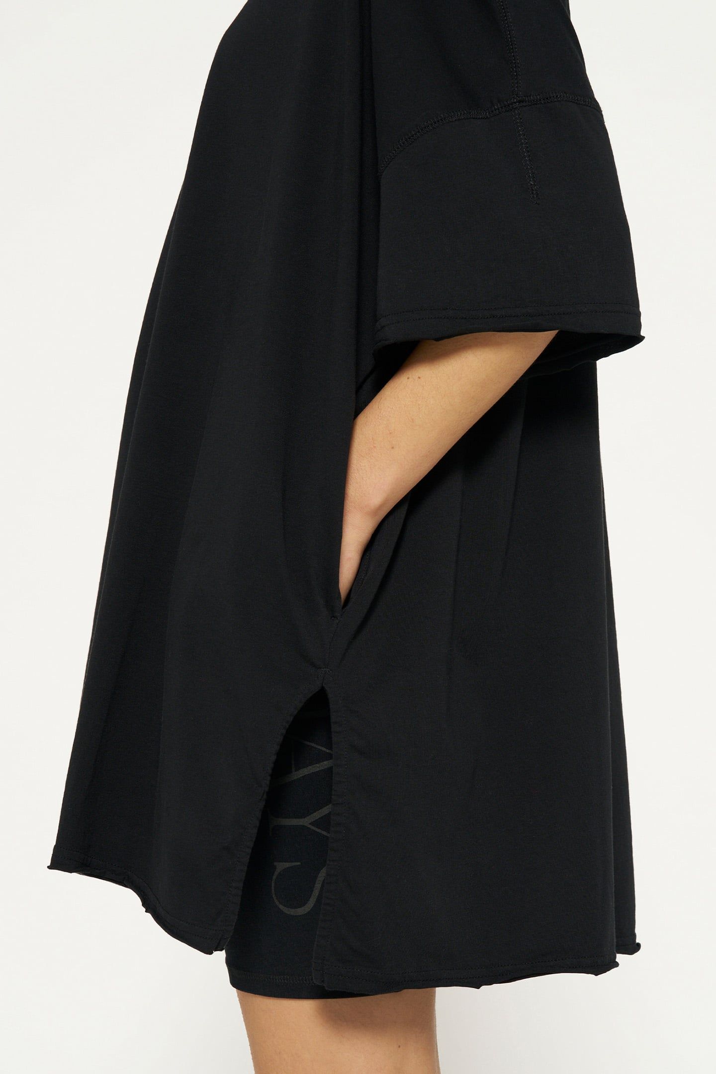 OVERSIZED TEE DRESS BLACK 5