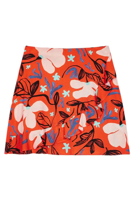 WOMENS SKIRT RED 3