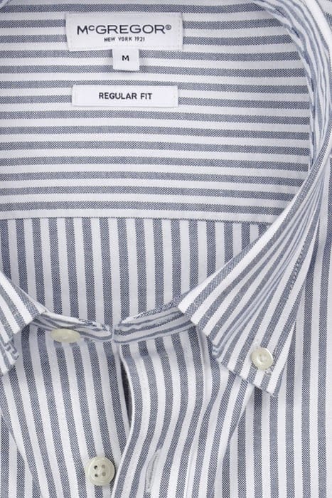 STRETCH OXFORD SHIRT BIG STRIPE NAVY 8