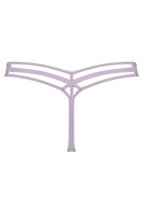 SPACE ODYSSEY LILAC LUREX AND SILVER THONG 4