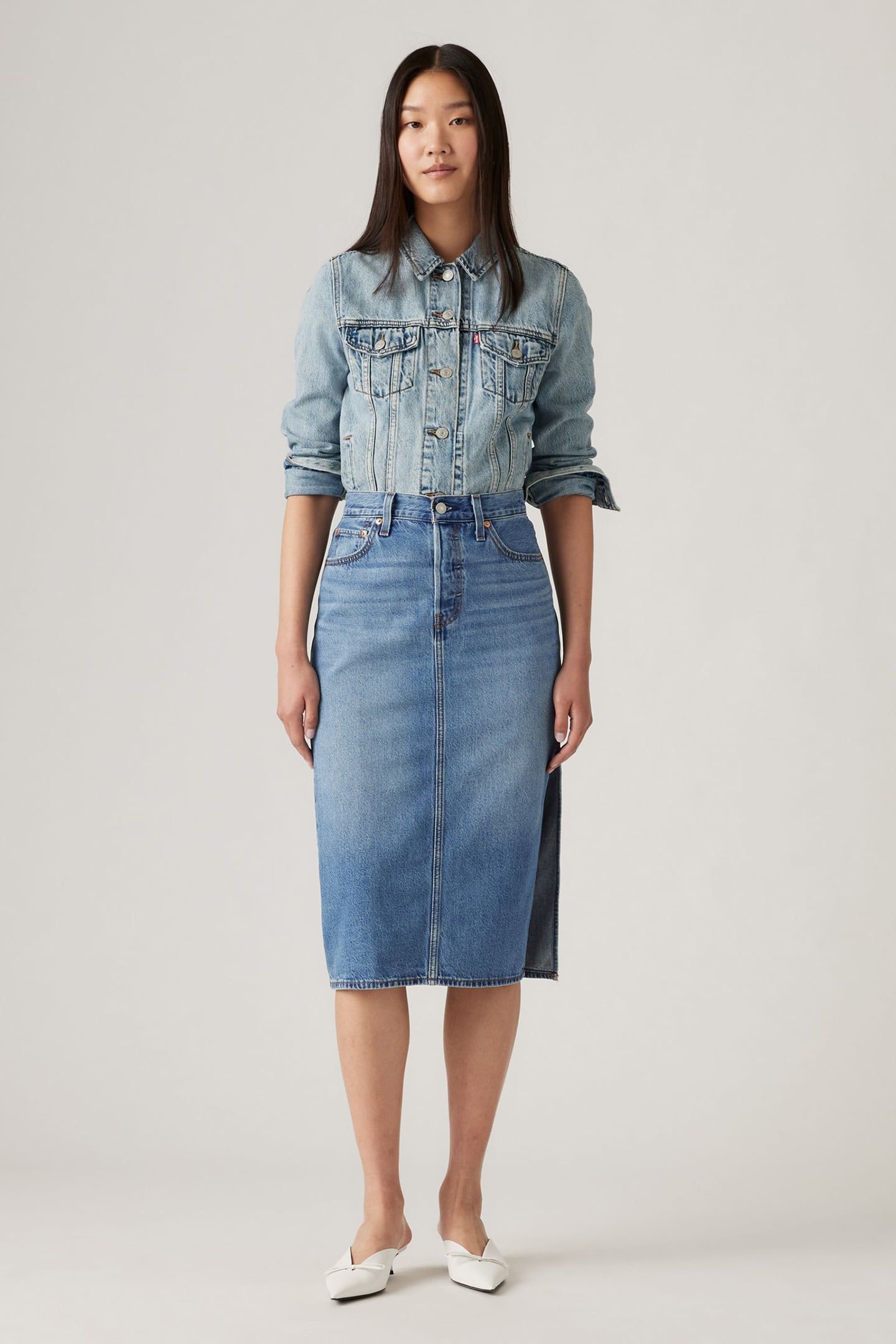 SIDE SLIT SKIRT ARTIST DIVIDED 2