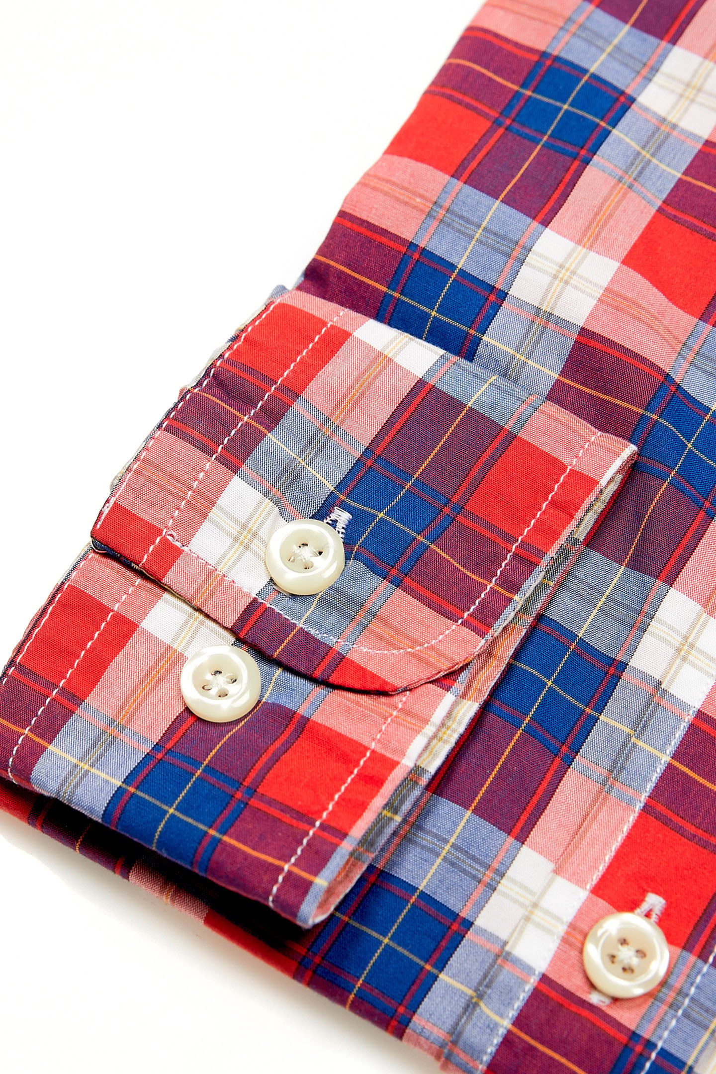 CUSTOM FIT CHECKED SHIRT MULTI 4
