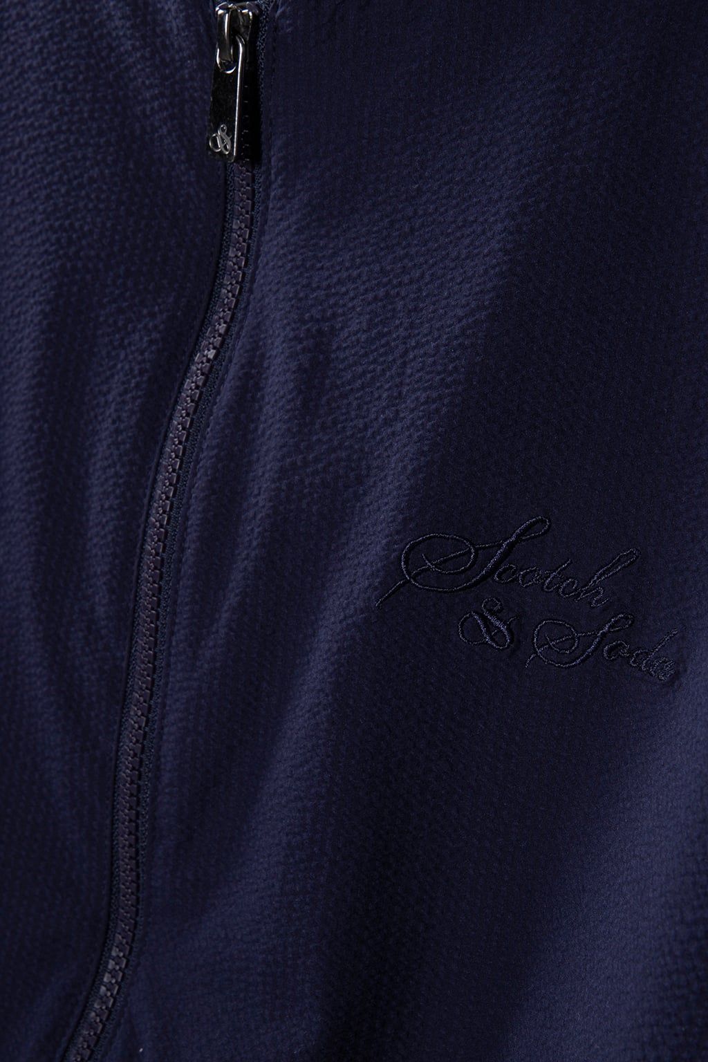 SEERSUCKER ZIP UP JACKET ASPHALT 4
