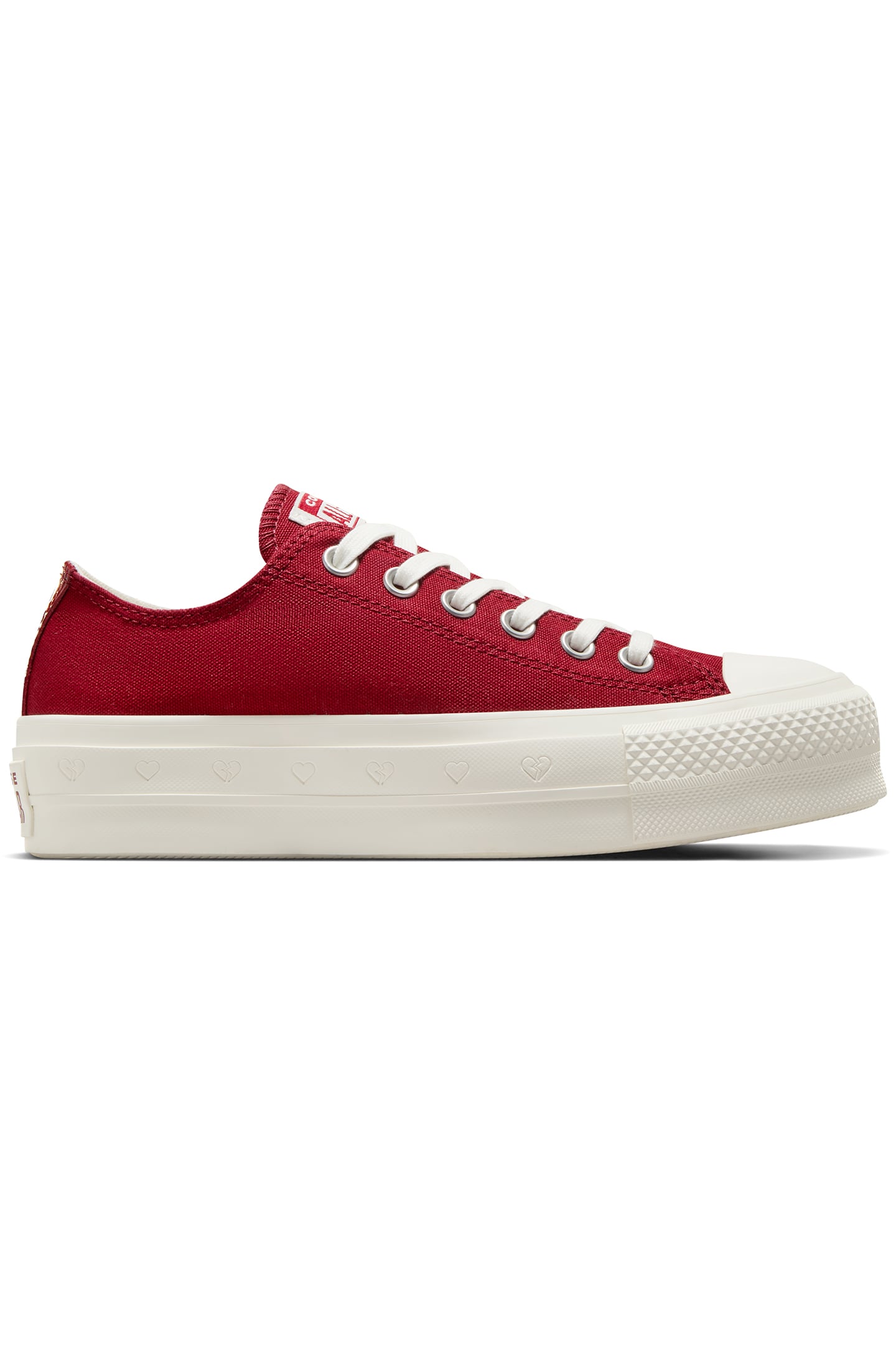 CHUCK TAYLOR ALL STAR LIFT PLATFORM HEARTS PARK RED/VINTAGE 1