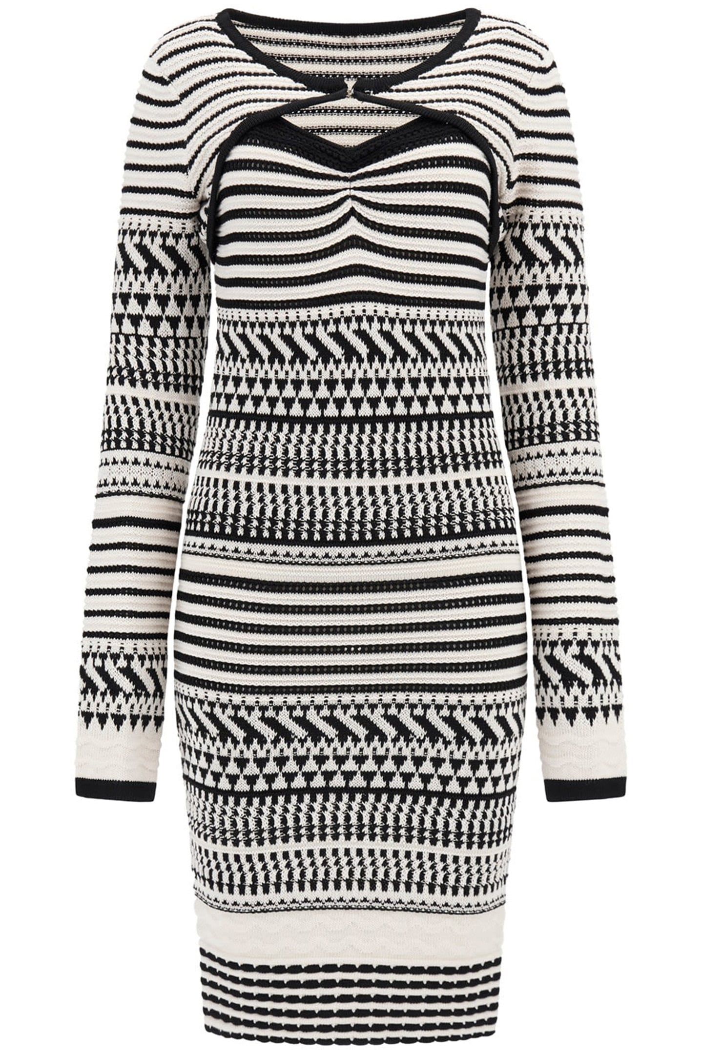 MARCIANO BY GUESS ARIANNA 2 PCS STITCH EGGSHELL AND BLACK 5