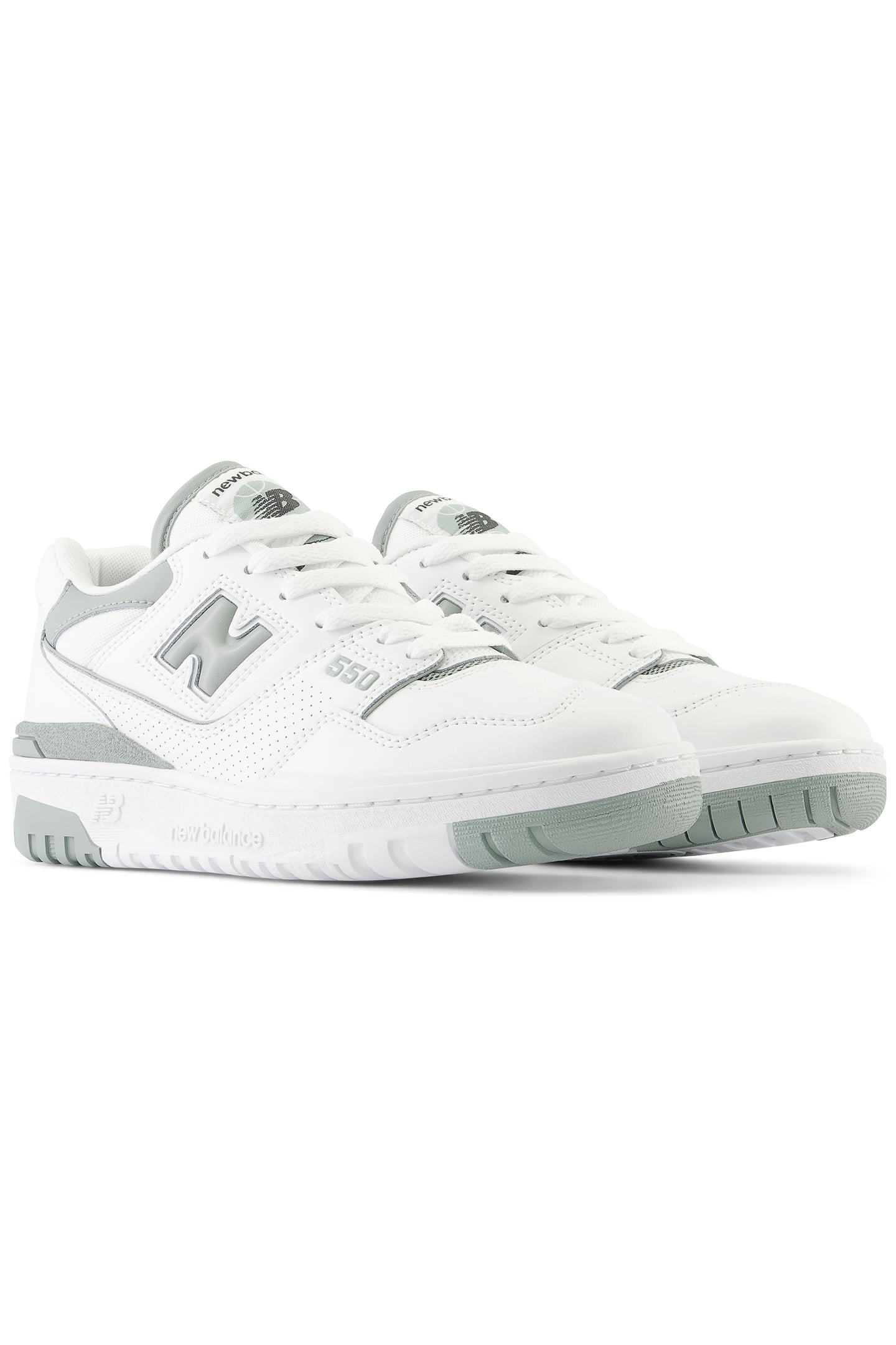 BBW550BG SNEAKERS IN WHITE & GREY 2