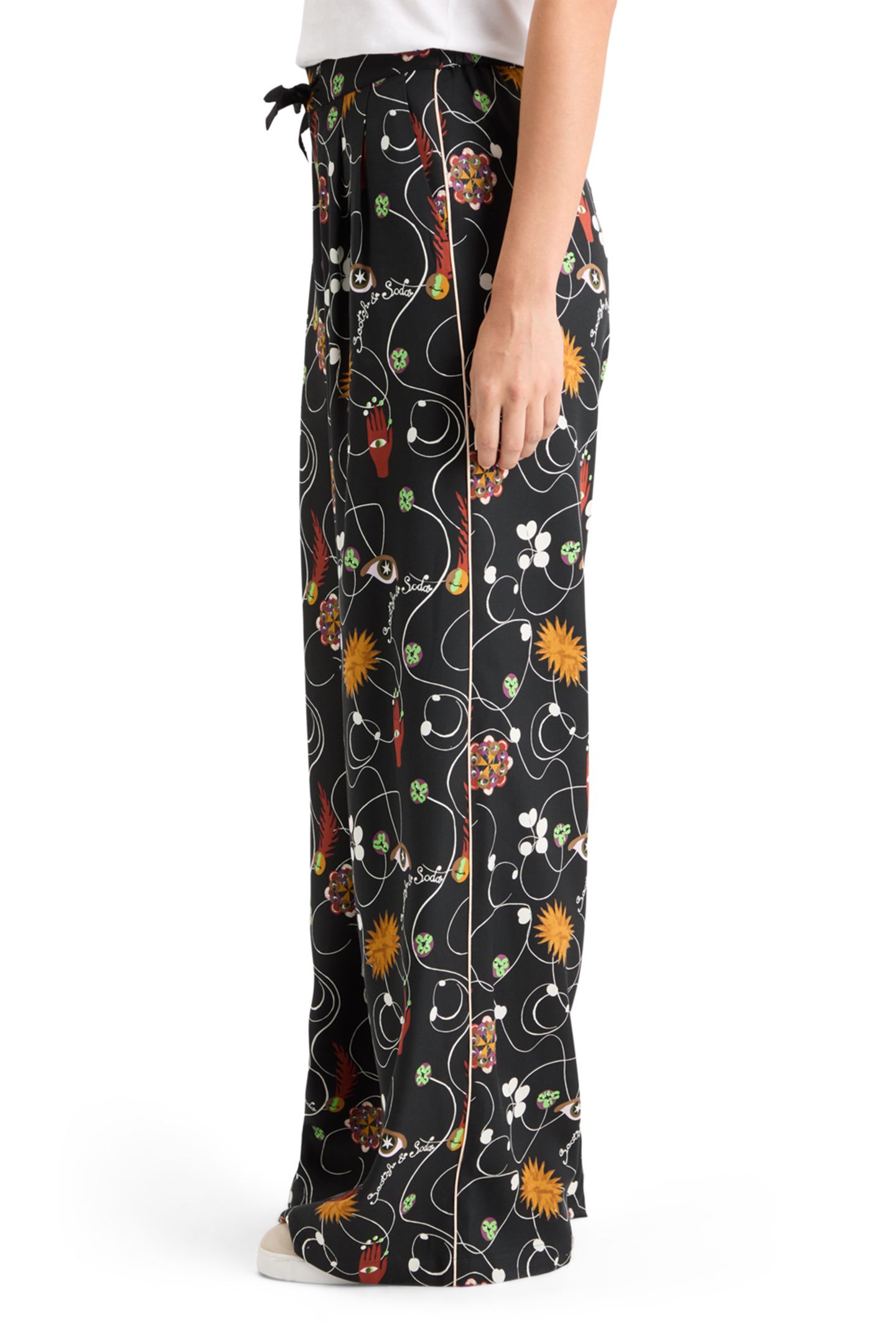 ELENI WIDE LEG PYJAMA PANT FREE MIND 7