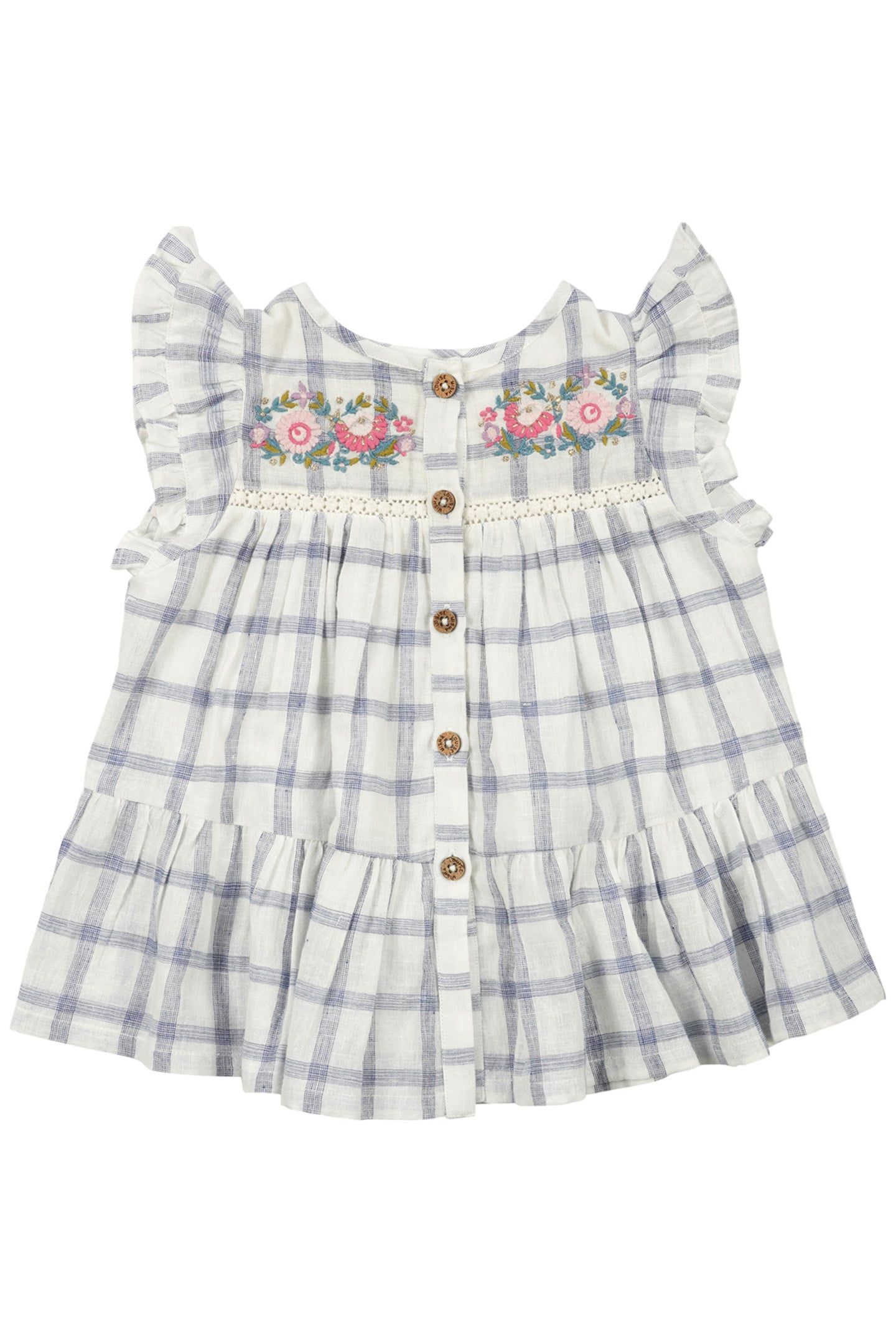 DRESS CARLINA BLUE RIVER CHECKS 1