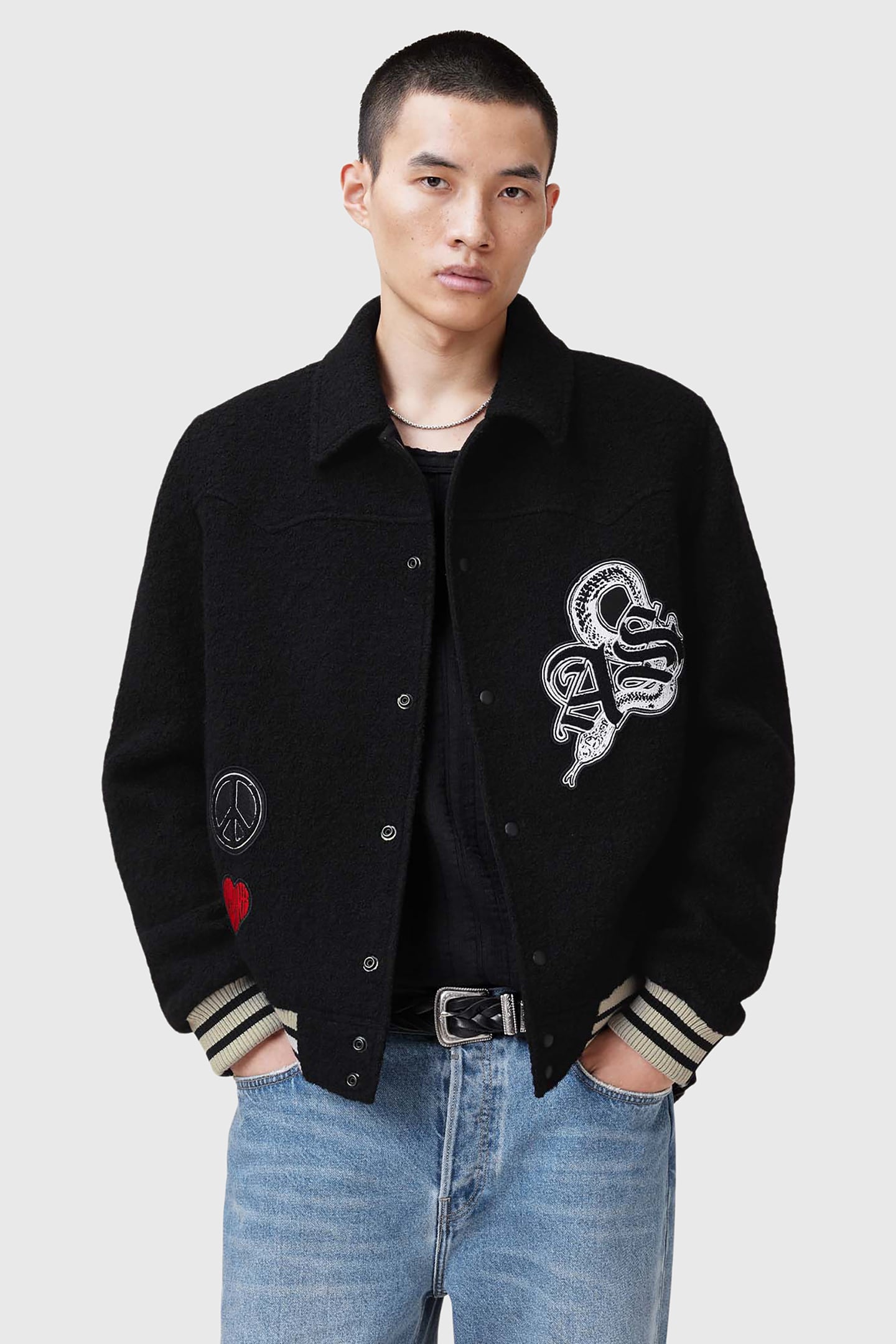 AMBAUM BOMBER BLACK 1