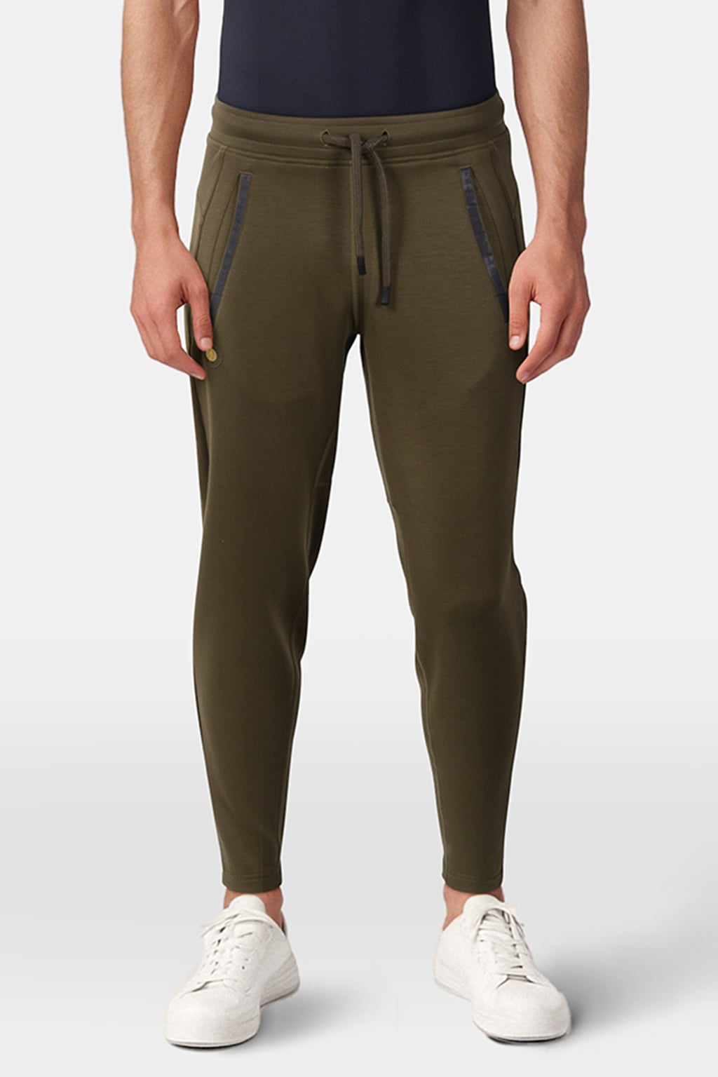 ERIC - MEN'S FUNCTIONAL TRACK PANTS OLIVE 1