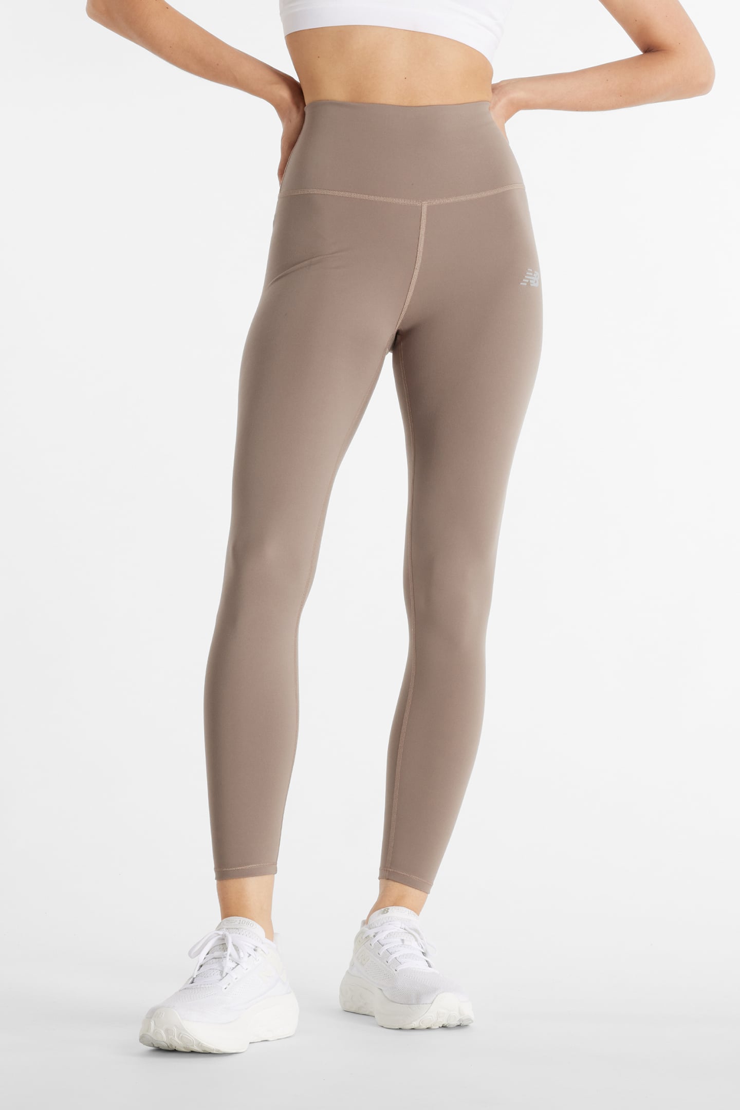 HIGH RISE LEGGINGS IN 25" LEG IN MUSHROOM 1