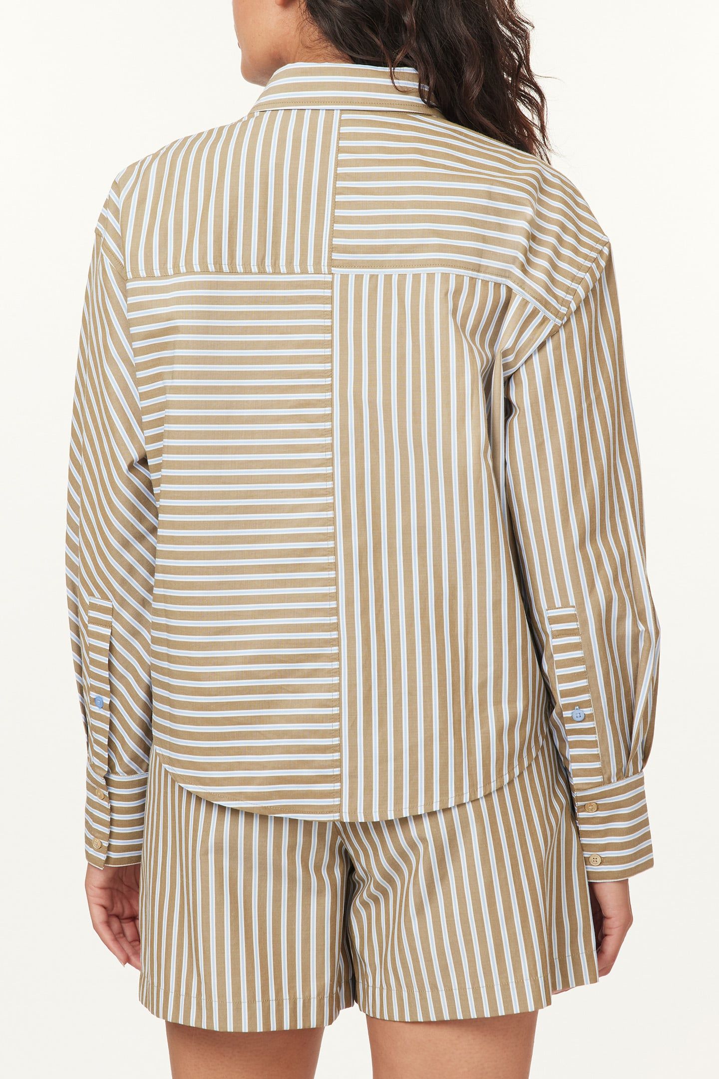 CROPPED BOYFRIEND SHIRT MARTINI OLIVE 2