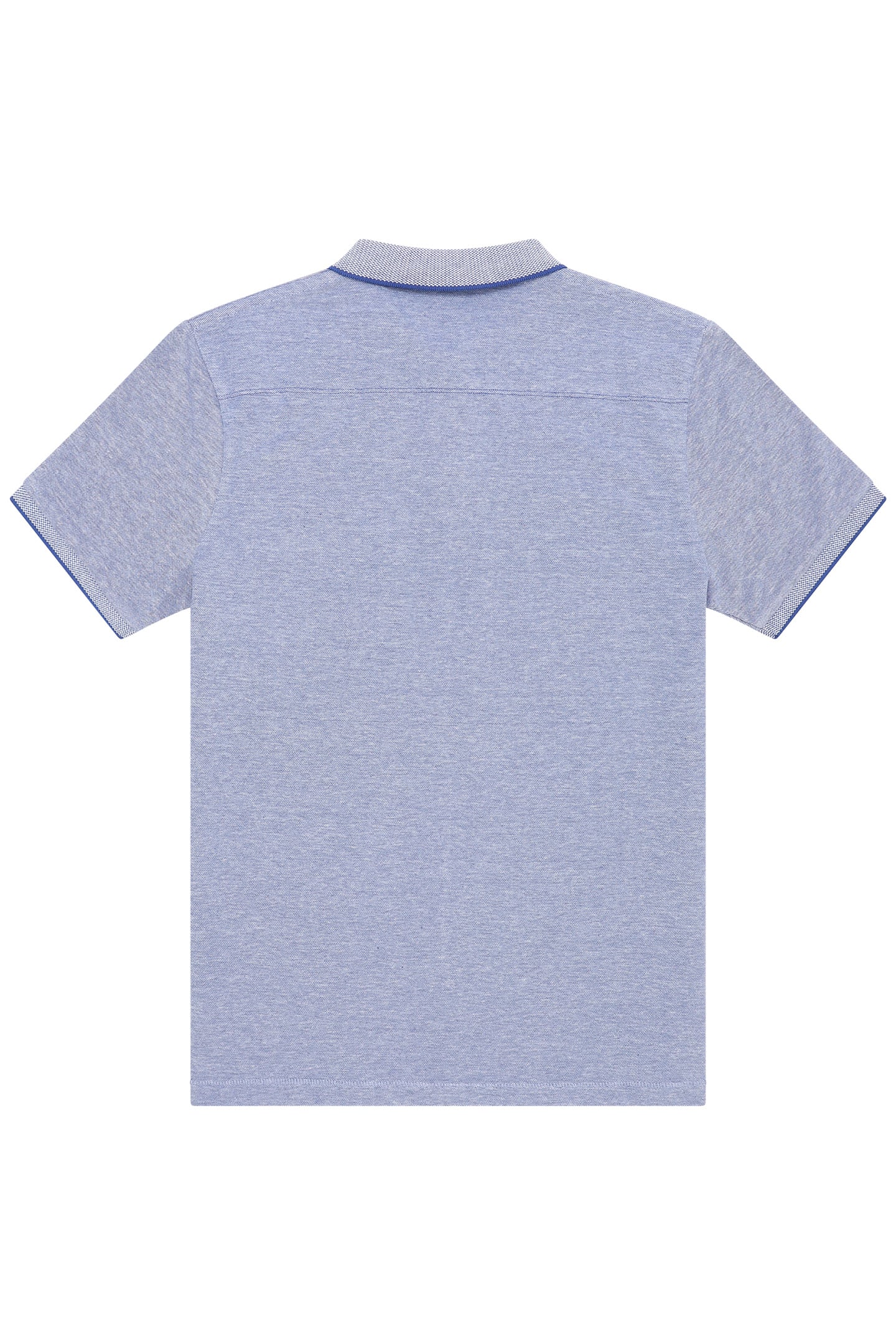 BIRDSEYE TIPPED POLO BRIGHT BLUE/BRIGHT B 2