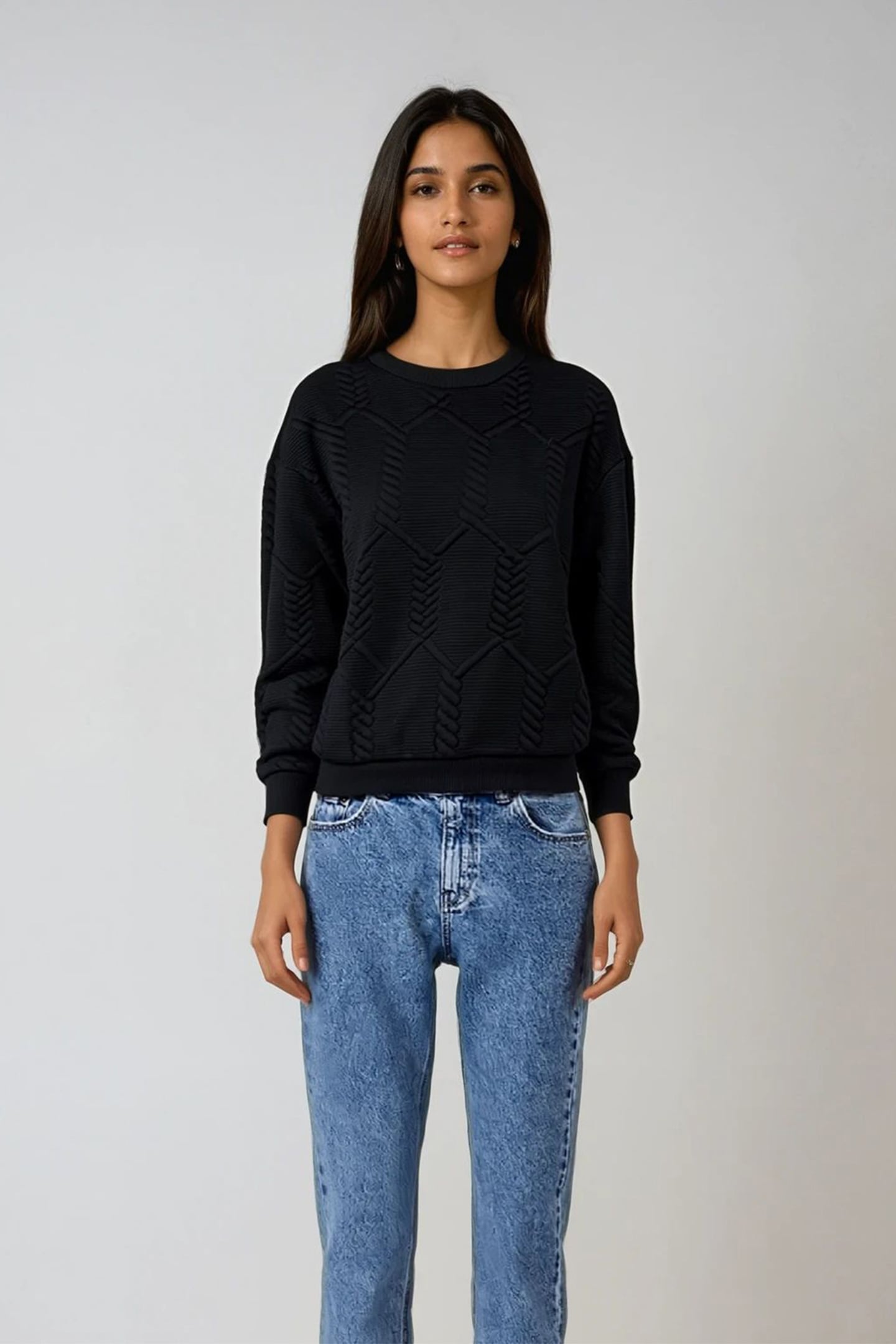 LUNA JAQUARD SW BLACK 1