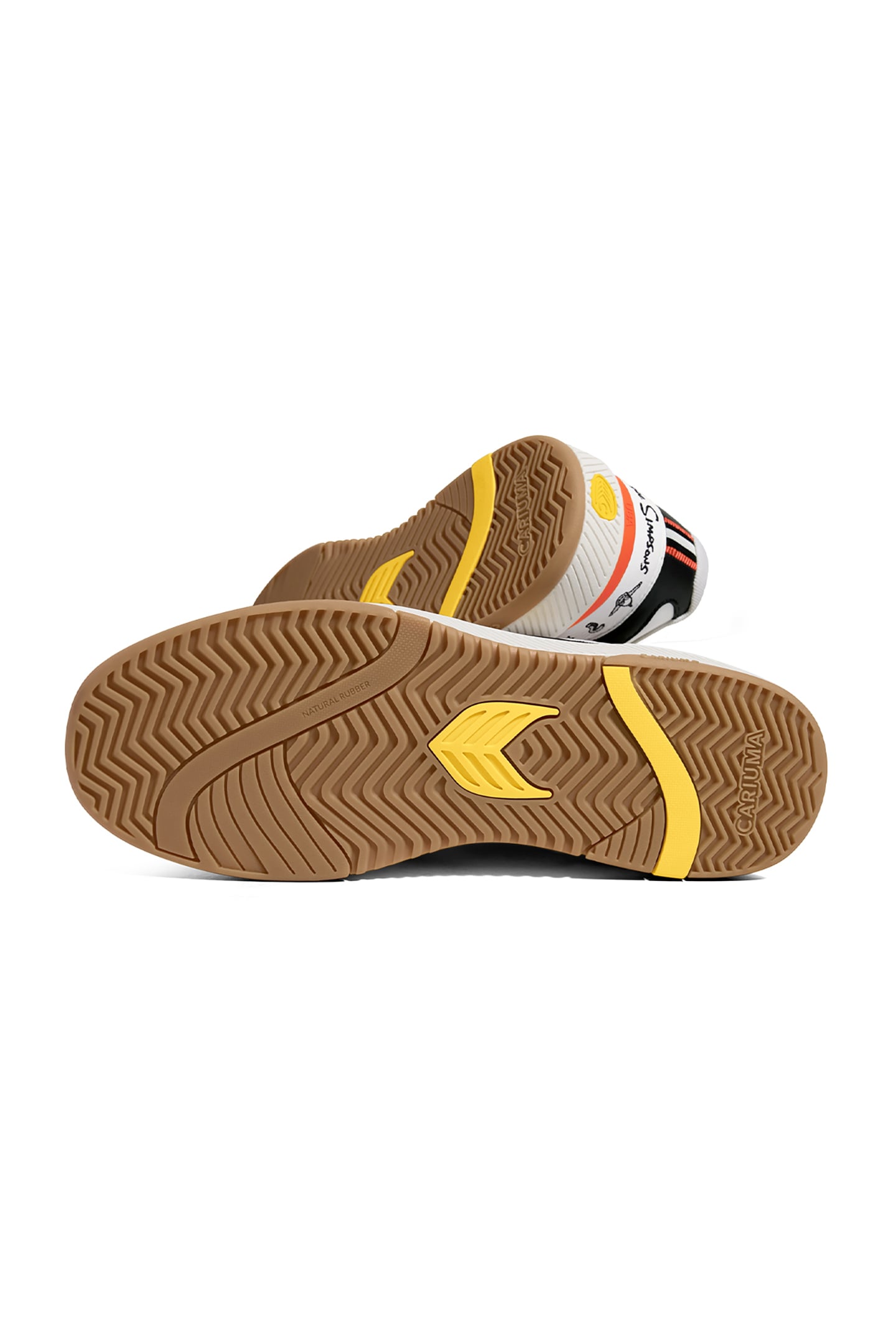 SIMPSONS UBA WHITE LEATHER BART SKATEBOARD SNEAKER 6