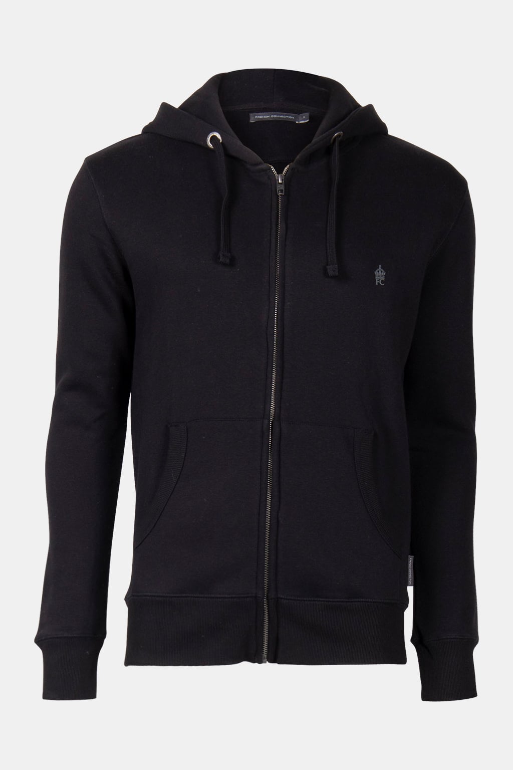 FC ZIP HOOD BLACK/GUNMETAL 4