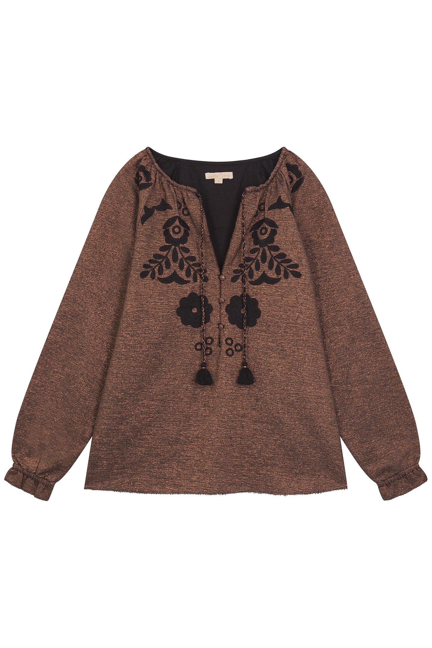BLOUSE MELISSA BLACK GLITTER 3