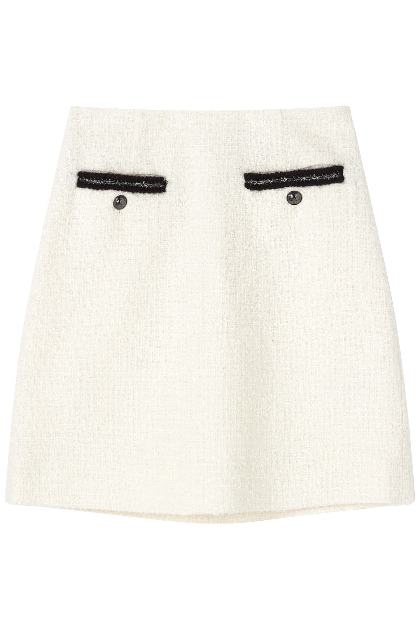 SK CHARLEE - BOUCLE TRIM CREAM 3