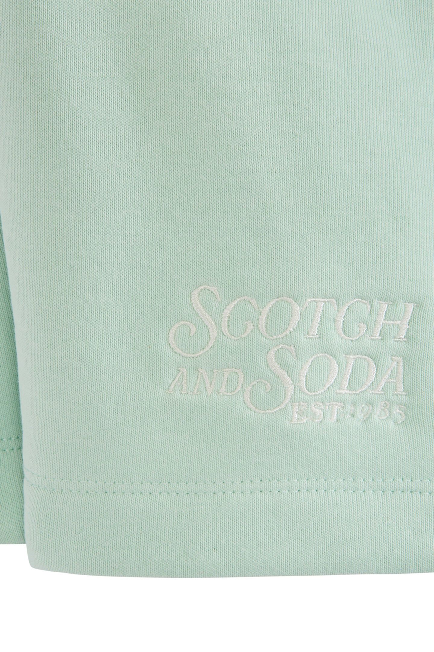 BOYS FLEECE SHORT LIGHT PASTEL GREEN 4