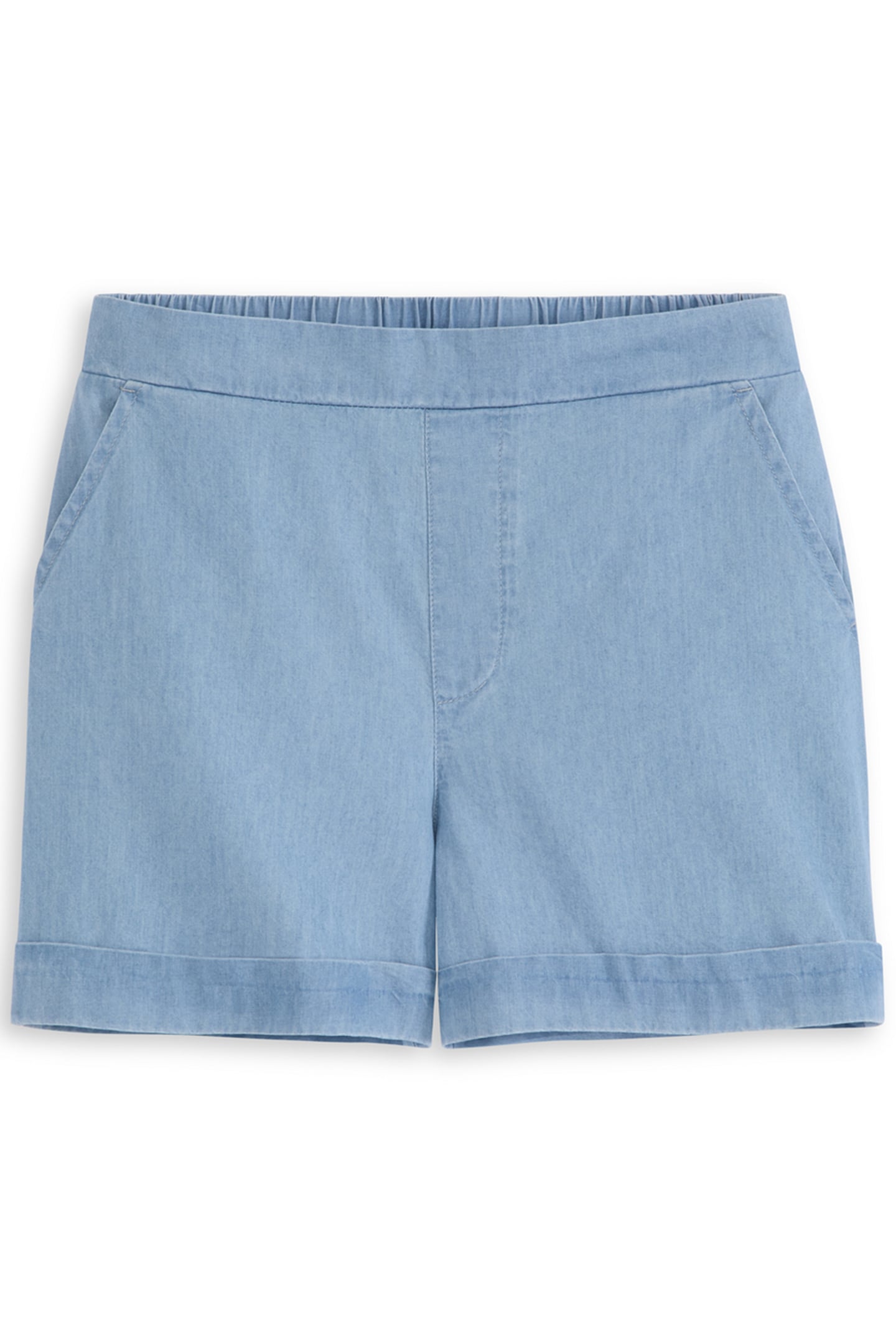 S&S GIRLS 2PC TOP & DENIM SHORT SET BLUE/GREY 3