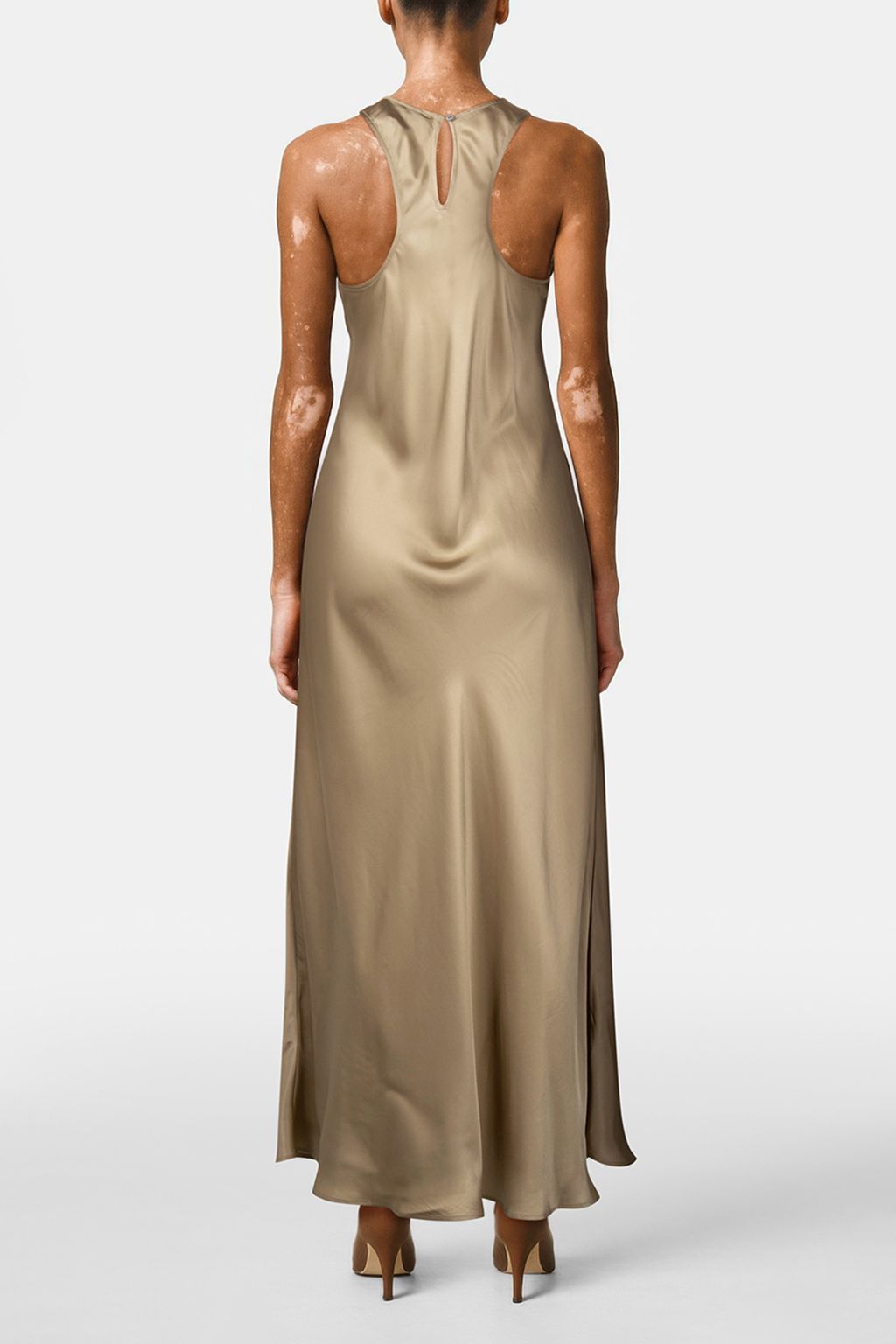 BETINA DRESS PALE OLIVE GREEN 2