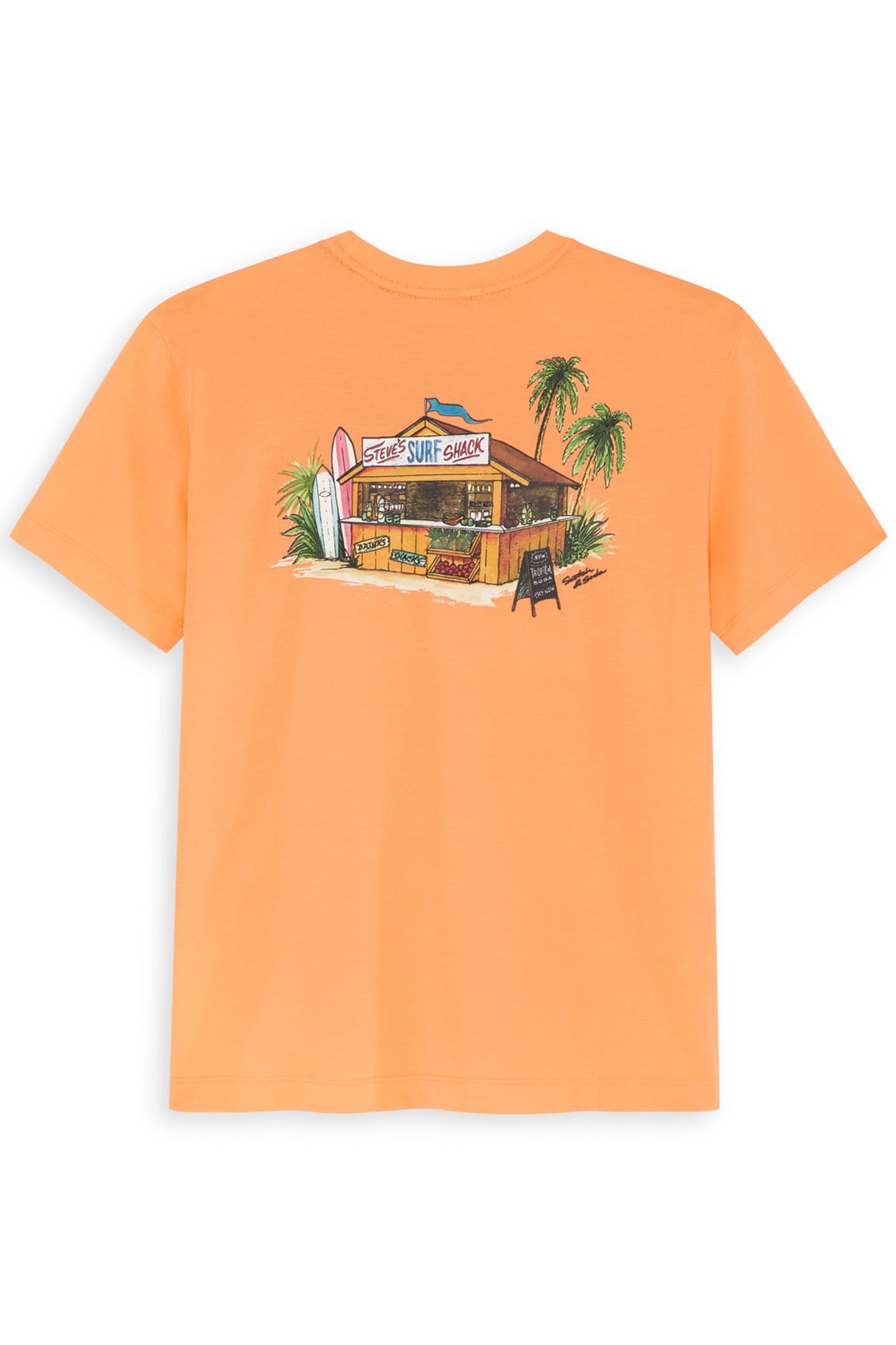 BOYS S&S GRAPHIC TEE NECTARINE 2