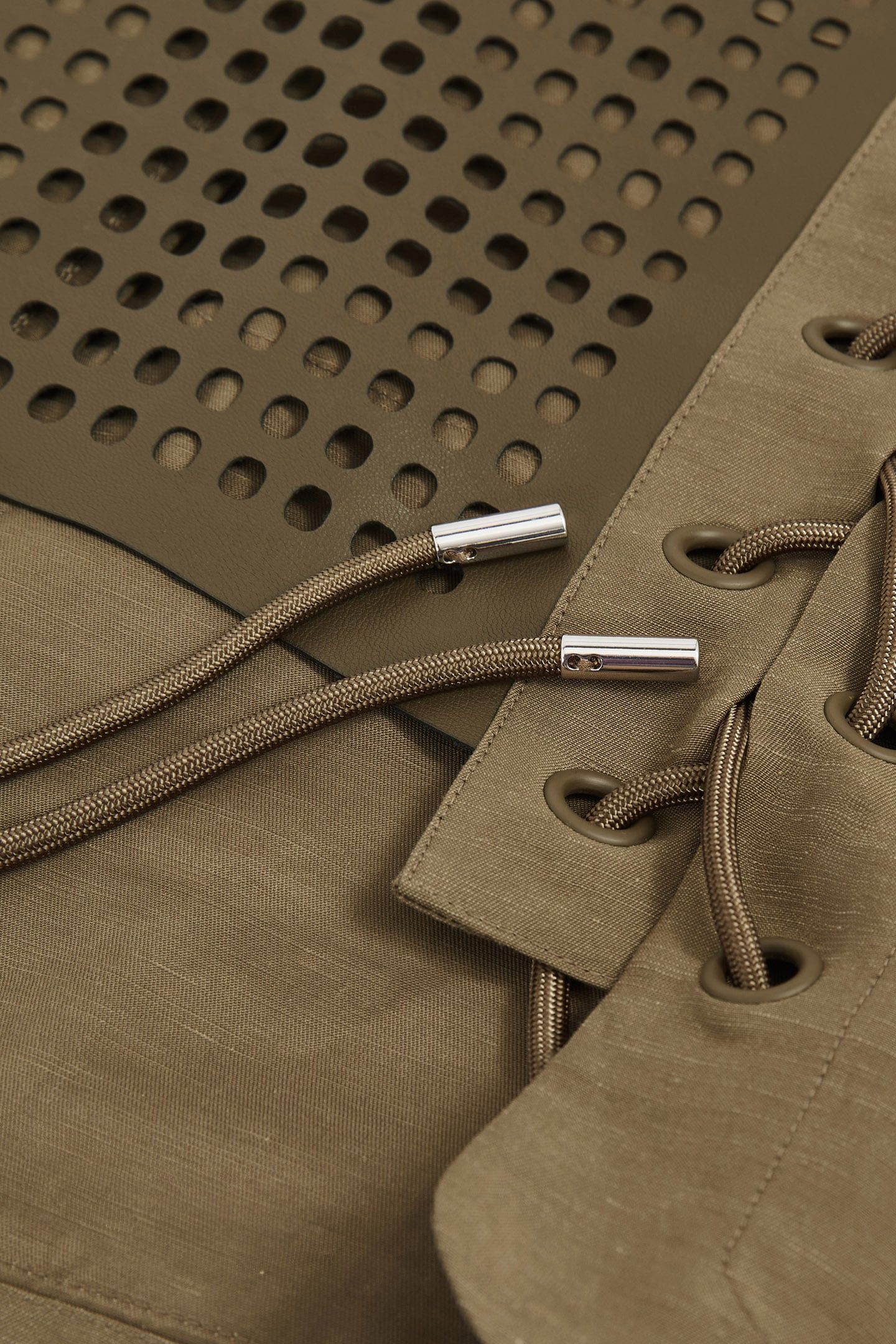 GRACE POCKET STITCH GILLET KHAKI 6