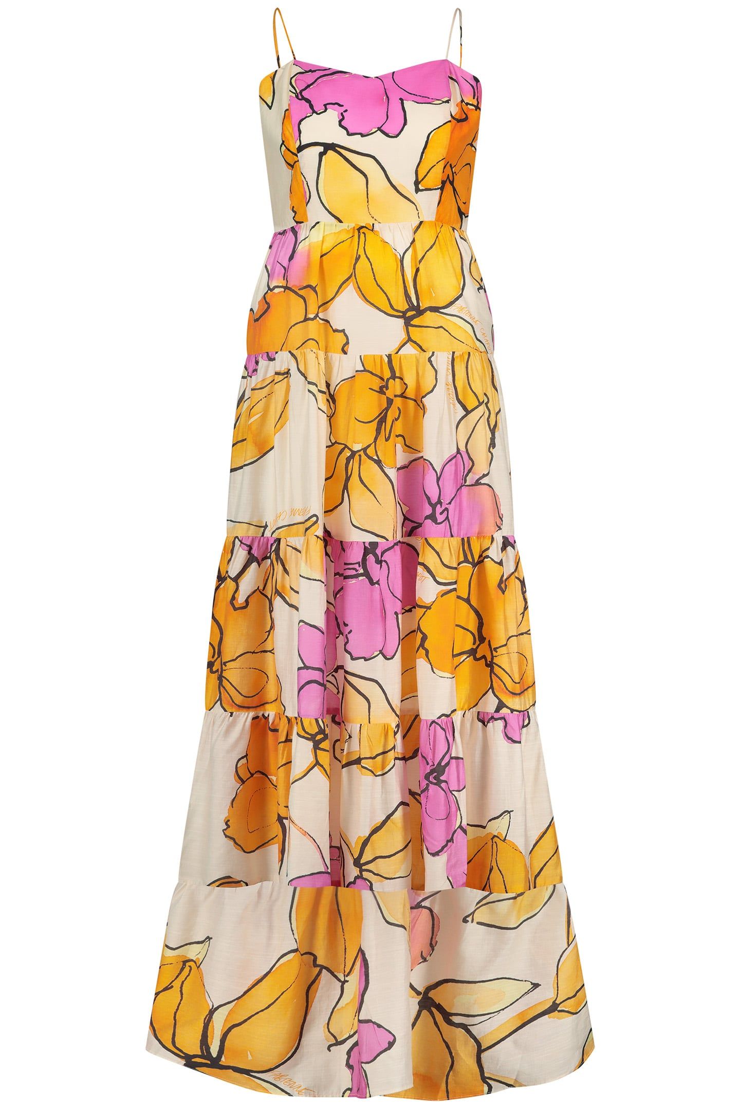 ALICE DRESS MIMOSA/CASSIS 3