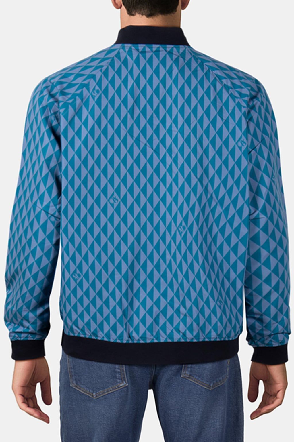 REVERSIBLE NYLON BOMBER JACKET NIGHT 2