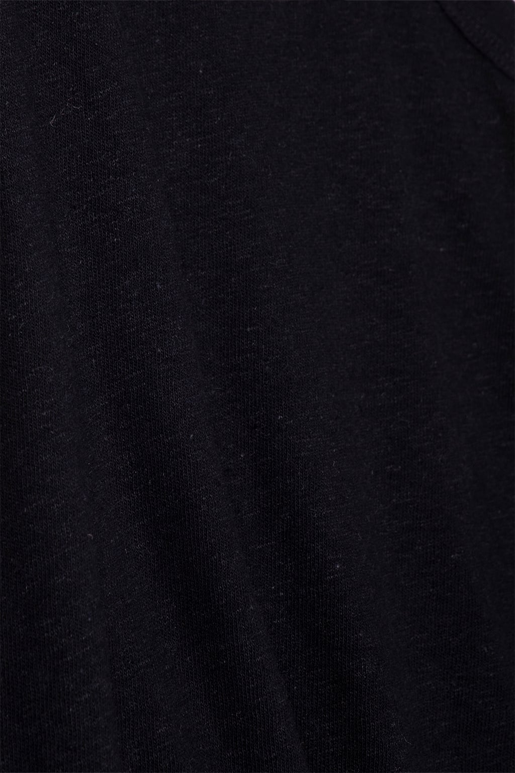 LINEN TOP BLACK 4