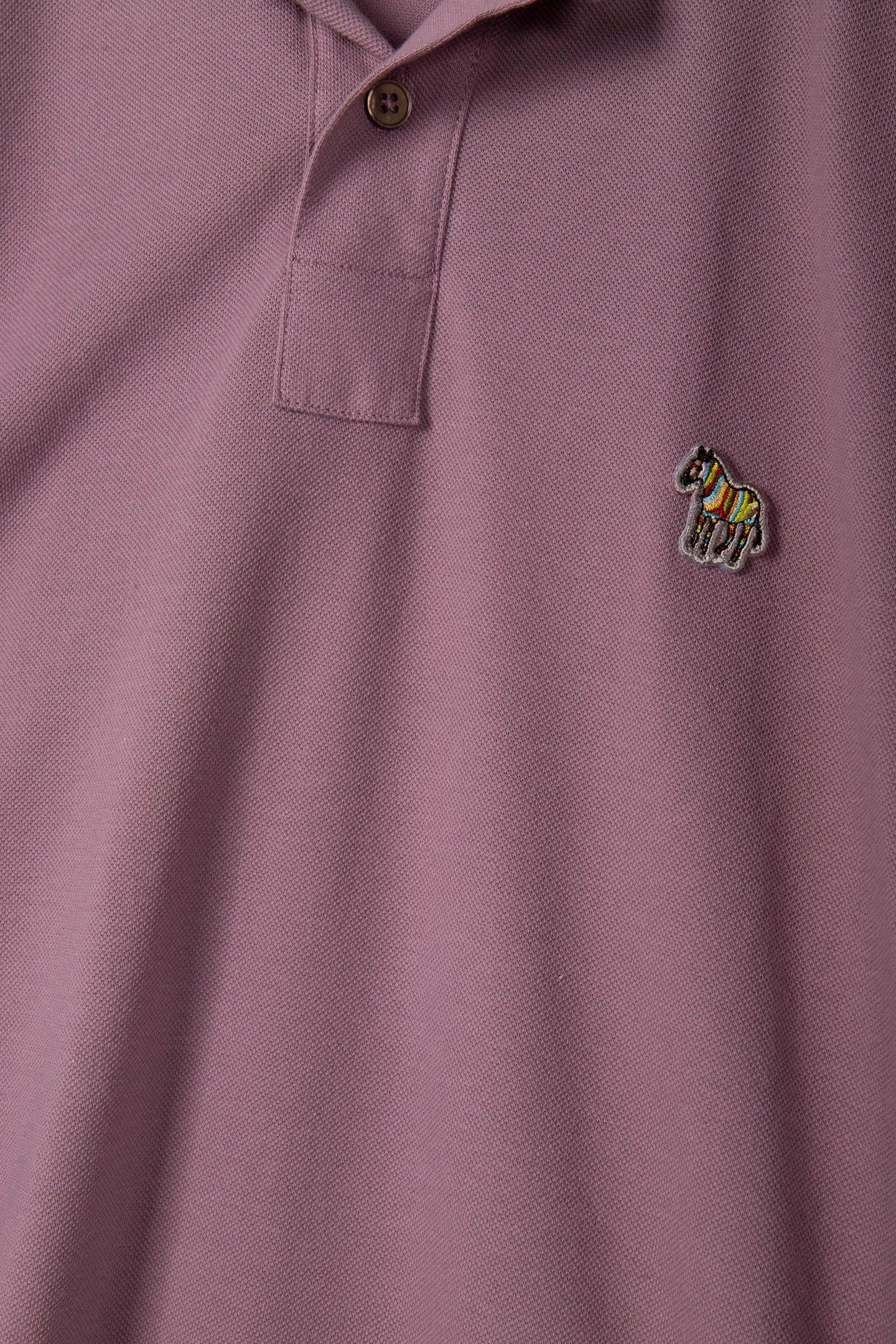 SLIM FIT POLO ZEB BADGE MAUVE 4
