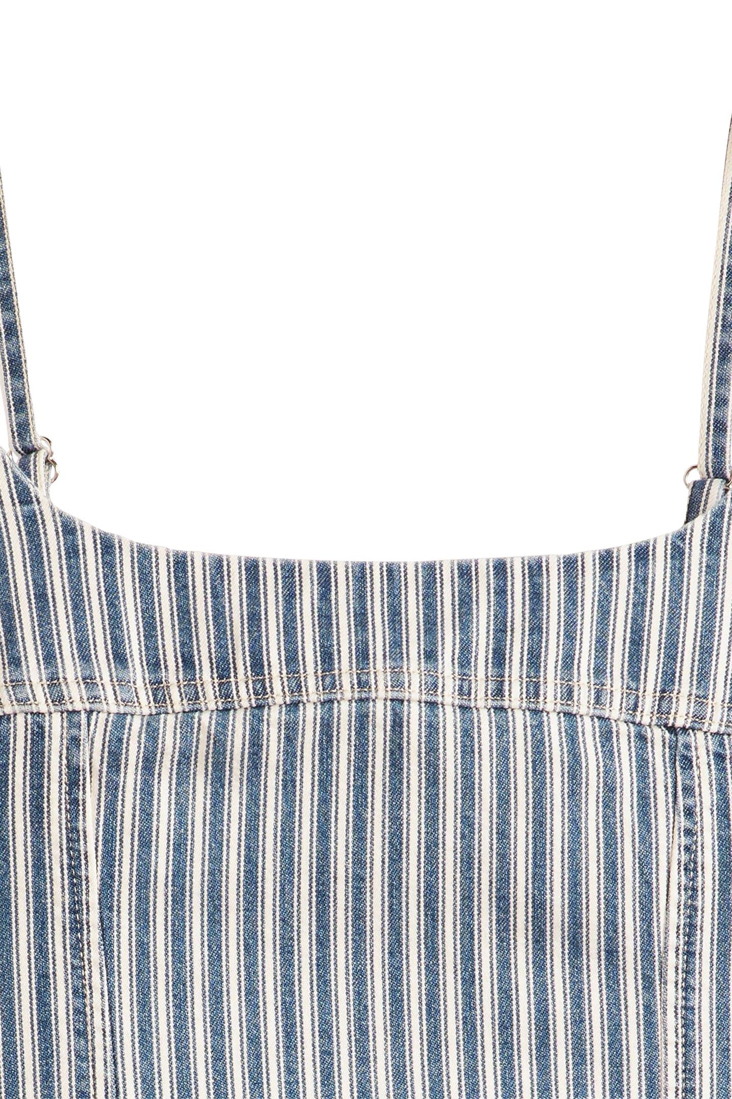 JADINE DENIM CAMI TANK MISCHA STRIPE 6