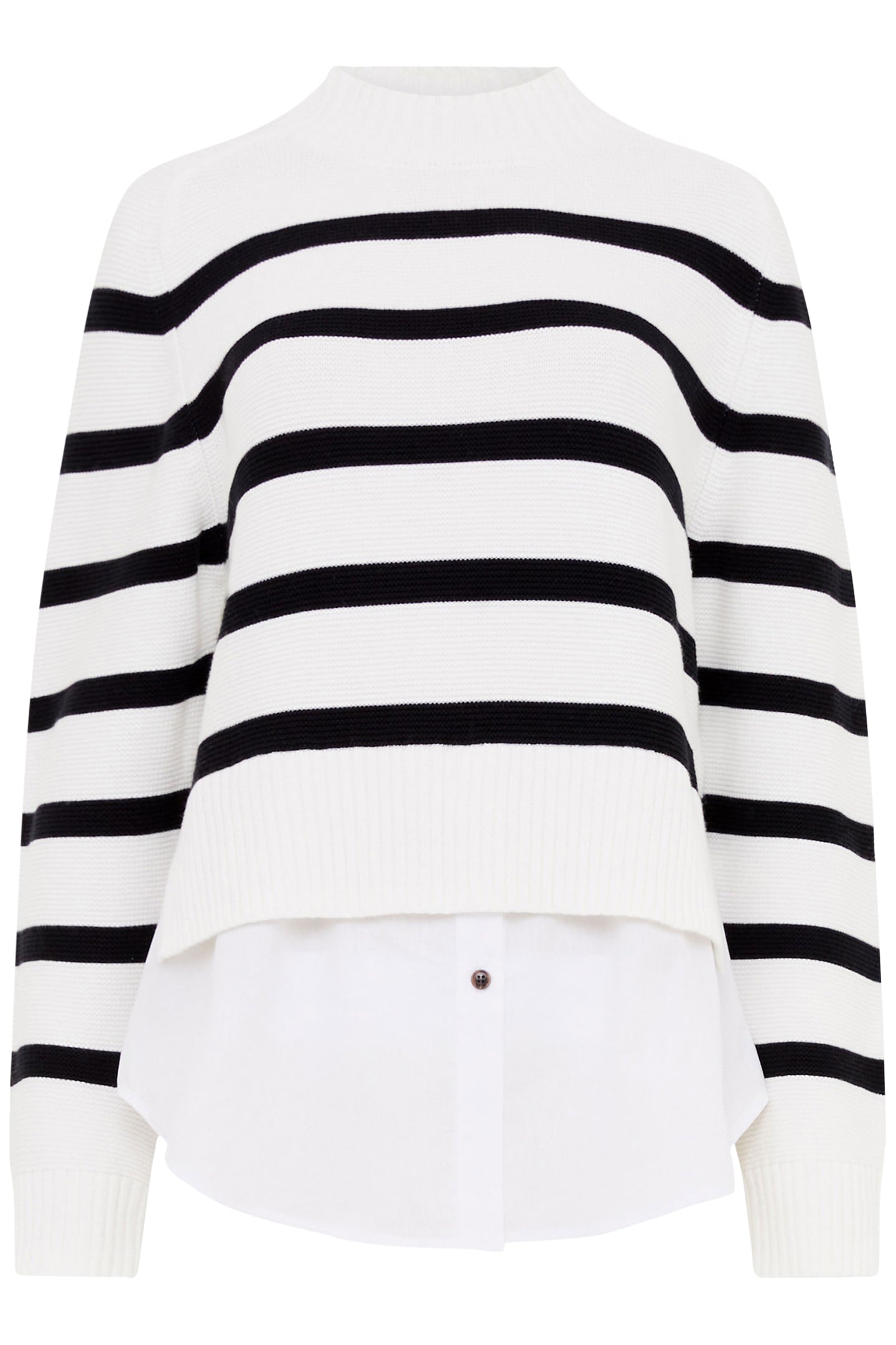 LILY MOZART POPLIN MIX TOP WINTER WHITE/MOONLES 3