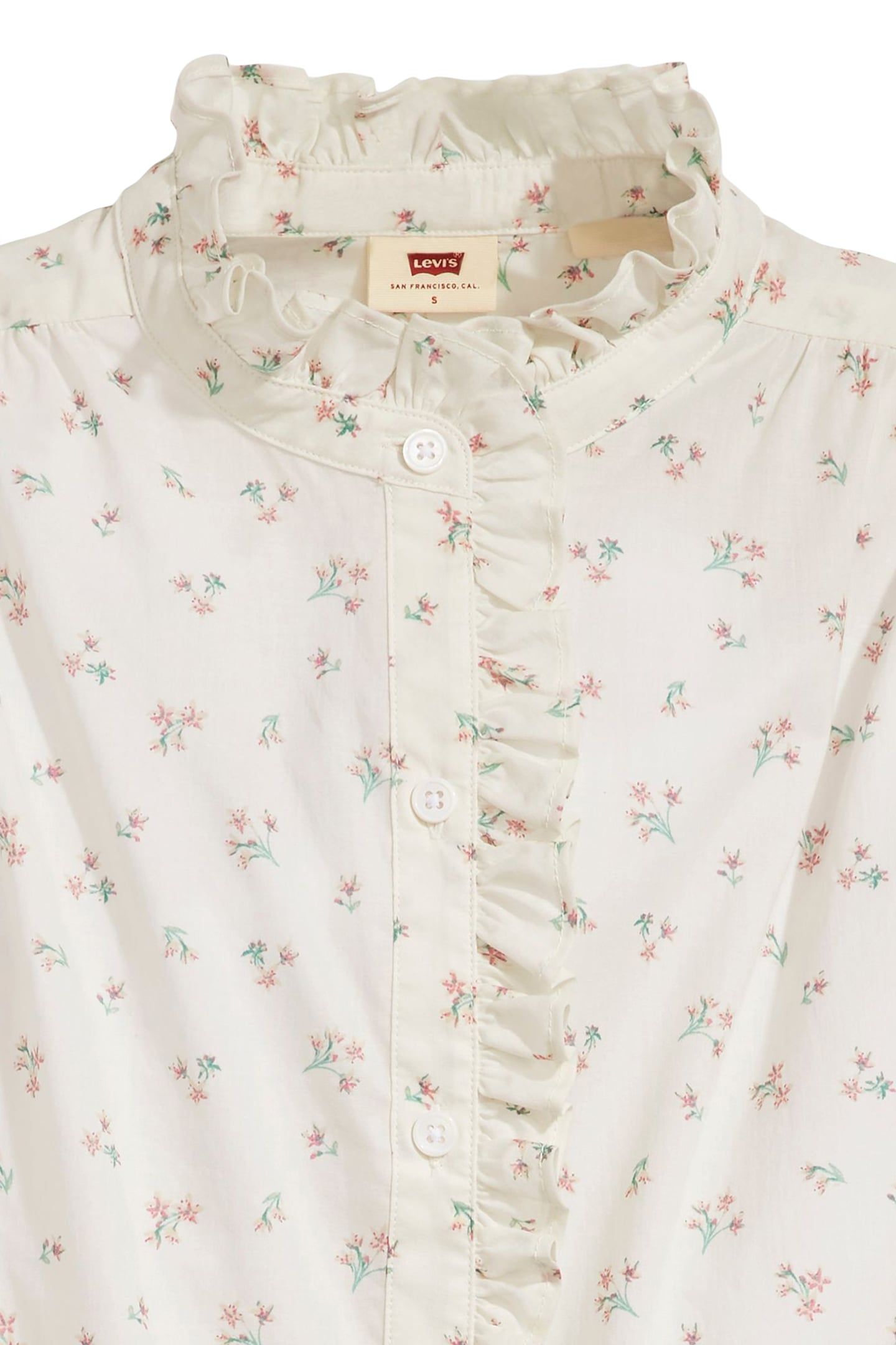 KARLY BLOUSE LYKKE FLORAL SUNNY CREAM 6