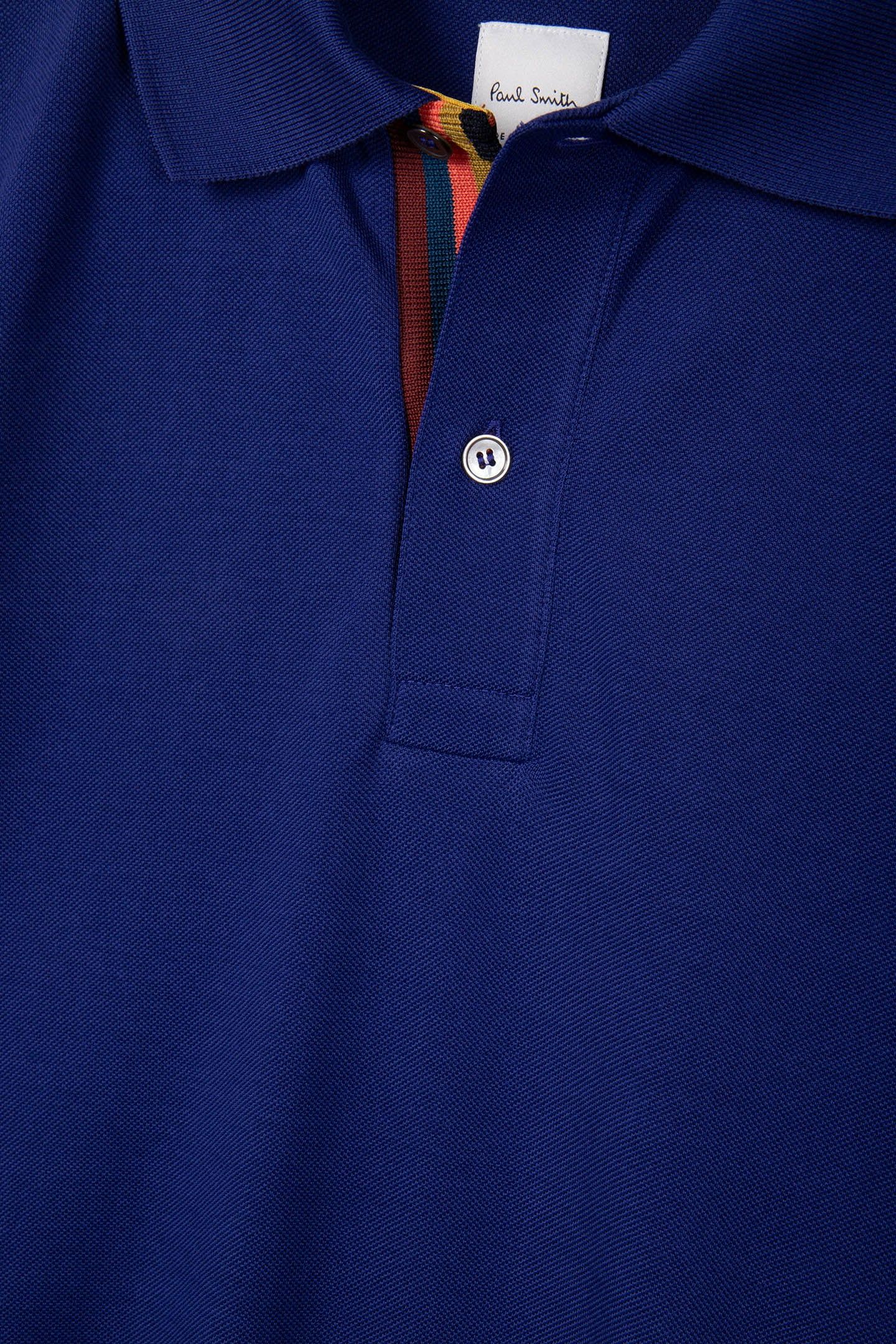 POLO SHIRT STR PLACKET INDIGO 4